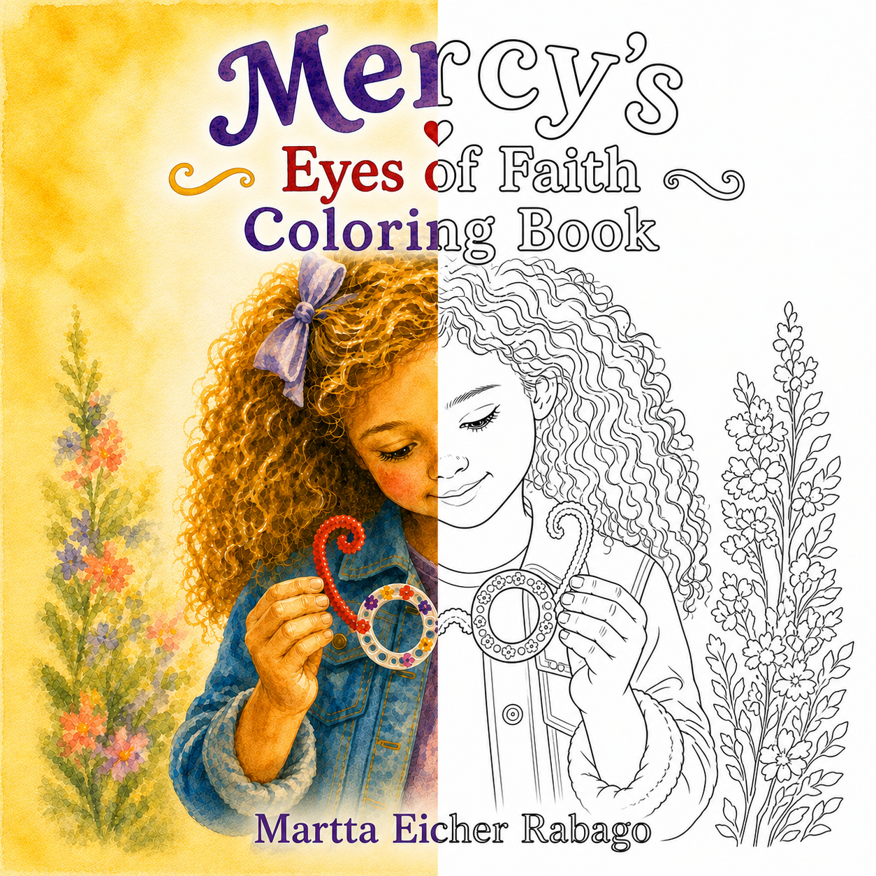 Mercy’s Eyes of Faith coloring book cover